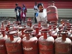 Officials said six procurement centres are operational in the district and teams have been constituted to keep a check on black marketing of LPG cylinders (PTI)