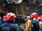Rescue operations at the site. (Vipin Kumar/HT Photo)