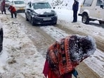 Snow clearing underway near the Atal Tunnel in Manali on Wednesday. (Aqil Khan /HT) Snow clearing underway near the Atal Tunnel in Manali on Wednesday. (Aqil Khan /HT)