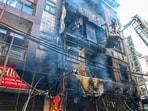 The Palam tragedy also flags a larger malaise of civic bodies refusing to learn from past fire incidents in the national Capital. (Vipin Kumar/HT Photo)