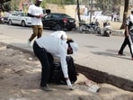 The launch event witnessed residents and officials participating in a three-hour plogging exercise, collecting around 500 kg of waste, which was later segregated and sent for processing, said officials. (HT Photo)