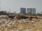 The site is one of 14 designated waste collection points in the city, officials said. (HT)
