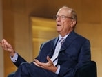 WASHINGTON, DC - MARCH 11: CEO of BlackRock Larry Fink speaks during a panel at the BlackRock Infrastructure Summit on March 11, 2026 in Washington, DC.(Getty Images via AFP)