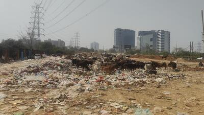 The site is one of 14 designated waste collection points in the city, officials said. (HT) The site is one of 14 designated waste collection points in the city, officials said. (HT)