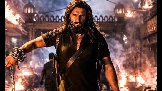 A still from the film Dhurandhar The Revenge featuring Ranveer Singh.