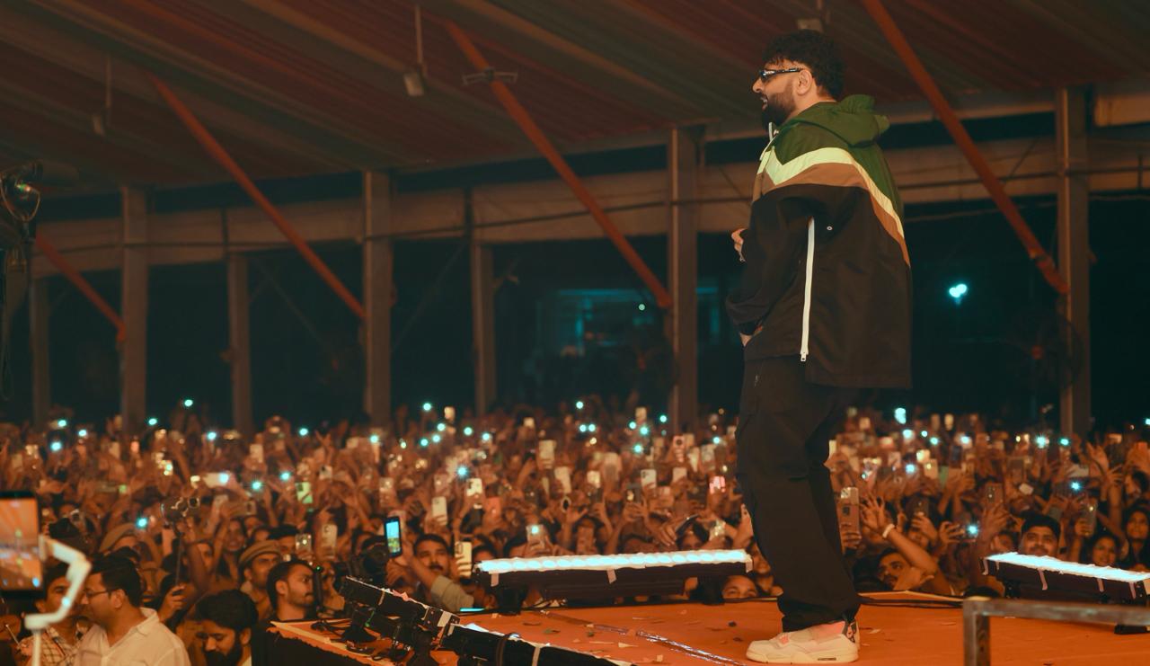 Badshah captivated students at Teerthanker Mahaveer University's Rock On 2026 with his energetic rap performances. (TMU)