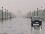 The rain, which brought back a winter-like chill to the capital, came after a brief period of rising temperatures.