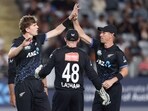 NZ vs SA 3rd T20I LIVE Score: New Zealand celebrate a wicket during their comfortbale 8-wicket win in Eden Park.