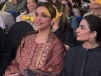 Deepika Padukone, at the event, sat next to her sister-in-law, Ritika Bhavnani. Deepika Padukone, at the event, sat next to her sister-in-law, Ritika Bhavnani.