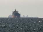 The deceased's family claimed the ship had been stranded about 14 nautical miles off the Strait of Hormuz since February 28.