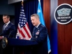 Chairman of the Joint Chiefs of Staff Air Force General Dan Caine at the Pentagon.