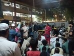 The protest was organised by members and supporters of the Revolutionary Workers Party of India (RWPI) along with residents, drawing a large gathering at the site on March 17.