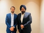 Sebastien Crombez, Sales Account Director at Talisman Brands Inc
Thomson France with Avneet Singh Marwah, CEO SPPL, Exclusive Brand Licensee of THOMSON India.(Thomson)
