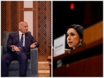 L: Pakistan PM Shehbaz Sharif, R: US intelligence chief Tulsi Gabbard