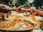 Gopi chaat bhandhar serves the best chaat in Varanasi.