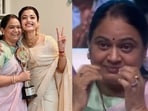Rashmika Mandanna with Vijay Deverakonda’s mother Rashmika Mandanna with Vijay Deverakonda’s mother