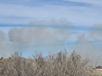 Smoke seen from the Sandpiper fire.