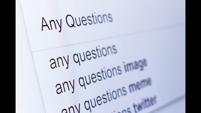 Always so much to ask about. (Shutterstock) Always so much to ask about. (Shutterstock)