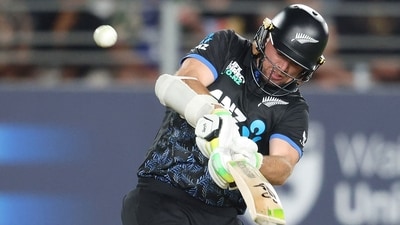Latham scored a patient and firm 63*, including a couple of sixes. It wasn't a fiery innings, but chasing 137 on a tricky surface, it was enough to ensure there were no hiccups for the Kiwis. (AFP) Latham scored a patient and firm 63*, including a couple of sixes. It wasn't a fiery innings, but chasing 137 on a tricky surface, it was enough to ensure there were no hiccups for the Kiwis. (AFP)