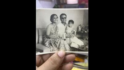 From the family album: Mannu Bhandari and Rajendra Yadav with their daughter Rachna (Courtesy Rachna Yadav) From the family album: Mannu Bhandari and Rajendra Yadav with their daughter Rachna (Courtesy Rachna Yadav)