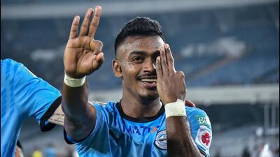 Noufal PN of Mumbai City. (ISL) Noufal PN of Mumbai City. (ISL)
