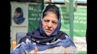 Peoples Democratic Party chief Mehbooba Mufti. (File)