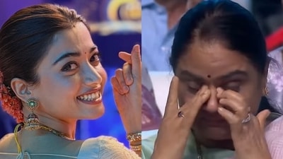 Rashmika Mandanna made her mother-in-law Madhavi Deverakonda emotional with her words. Rashmika Mandanna made her mother-in-law Madhavi Deverakonda emotional with her words.