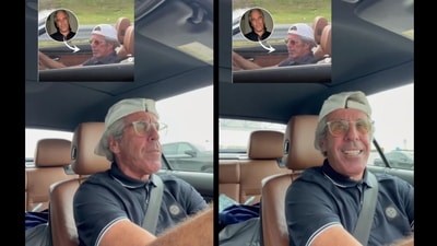 The man identified himself as a Florida resident “Palm Beach Pete”. (X/@not_jeffepstein) The man identified himself as a Florida resident “Palm Beach Pete”. (X/@not_jeffepstein)