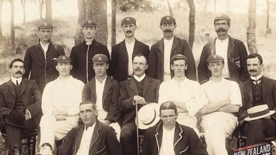 The match was played almost 112 years ago. (@BLACKCAPS on X) The match was played almost 112 years ago. (@BLACKCAPS on X)