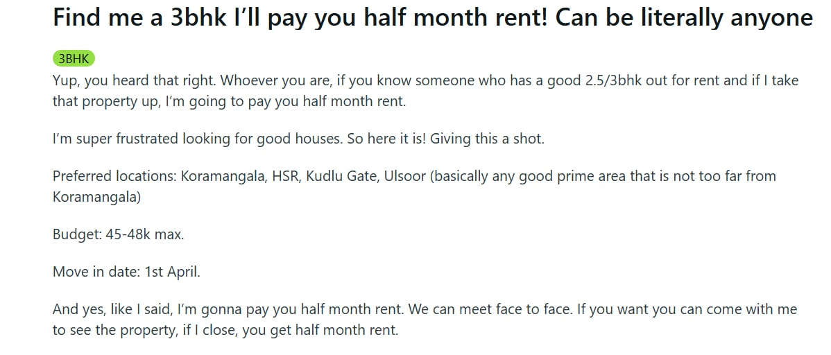 A post shared by a Reddit user. (Screengrab (Reddit)) A post shared by a Reddit user. (Screengrab (Reddit))