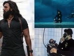 BTS video of Ranveer Singh's underwater screen from Dhurandhar 2 surfaced online.