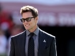 Tom Brady walks on the field during an NFL football game between the Los Angeles Rams and the San Francisco 49ers Tom Brady walks on the field during an NFL football game between the Los Angeles Rams and the San Francisco 49ers