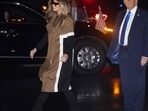 Recent public appearances of Melania Trump have reignited conspiracy theories suggesting she is a body double and “fake Melania” claims. (Photo by SAUL LOEB / AFP)