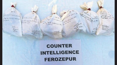 A case has been registered under sections 21-C and 29 of the NDPS Act at the Police Station SSOC, Fazilka. (HT Photo) A case has been registered under sections 21-C and 29 of the NDPS Act at the Police Station SSOC, Fazilka. (HT Photo)