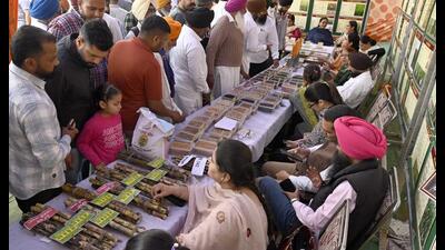 Farmers from all over the Punjab at Kisan mela orgainsed by Punjab Agricultural University. (HT Photo) Farmers from all over the Punjab at Kisan mela orgainsed by Punjab Agricultural University. (HT Photo)