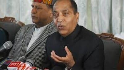 Himachal Pradesh leader of Opposition Jai Ram Thakur (File) Himachal Pradesh leader of Opposition Jai Ram Thakur (File)