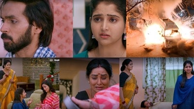 Brahmamudi March 21 Episode: రాజుకు గుర్తొచ్చిన గతం.. కలలో బస్సు పేలిపోవడం చూసి ఉలిక్కిపడి.. రేఖ కాళ్ల దగ్గర అపర్ణ Brahmamudi March 21 Episode: రాజుకు గుర్తొచ్చిన గతం.. కలలో బస్సు పేలిపోవడం చూసి ఉలిక్కిపడి.. రేఖ కాళ్ల దగ్గర అపర్ణ