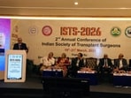 Dr Vivek Lal, director, PGIMER, addressing the annual conference of the Indian Society of Transplant Surgeons in Chandigarh on Friday. (HT) Dr Vivek Lal, director, PGIMER, addressing the annual conference of the Indian Society of Transplant Surgeons in Chandigarh on Friday. (HT)