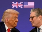 US President Donald Trump and British Prime Minister Keir Starmer 