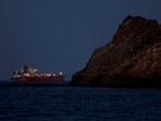 The Callisto tanker sits anchored as the traffic is down in the Strait of Hormuz, amid the US-Israeli conflict with Iran, in Muscat. 