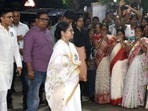 Mamata Banerjee calls for vigilance on EVM strong rooms (PTI)