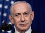 Israel's Prime Minister Benjamin Netanyahu listens during a news conference with President Donald Trump at Mar-a-Lago
