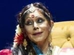 Shovana Narayan brought to life the legend of Kadambari through an evocative nritya performance. (HT)