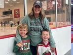Jessi Pierce with her kids (L) and Jessi Pierce. 