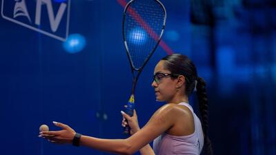 Anahat Singh defeated Egypt’s Hana Moataz 3-1 in the Indian Open squash final at CCI in Mumbai. (HT)