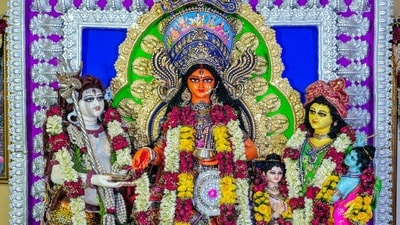 অন্নপূর্ণা পুজো ২০২৬ কবে রয়েছে? চৈত্র নবরাত্রিতে এই তিথি কখন পড়ছে! দেখে নিন। (ফাইল ছবি, সৌজন্যে ফেসবুক Paul Barir Annapurna Puja) অন্নপূর্ণা পুজো ২০২৬ কবে রয়েছে? চৈত্র নবরাত্রিতে এই তিথি কখন পড়ছে! দেখে নিন। (ফাইল ছবি, সৌজন্যে ফেসবুক Paul Barir Annapurna Puja)