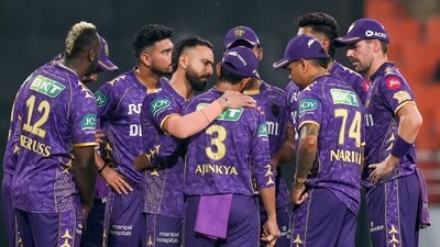 KKR in IPL 2025. (PTI) KKR in IPL 2025. (PTI)