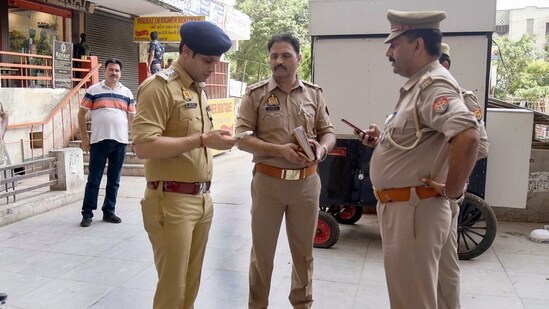 A police team inspected the crime scene, collected evidence and subsequently arranged for the cleaning of the statue. (HT Photo/Representational Image)