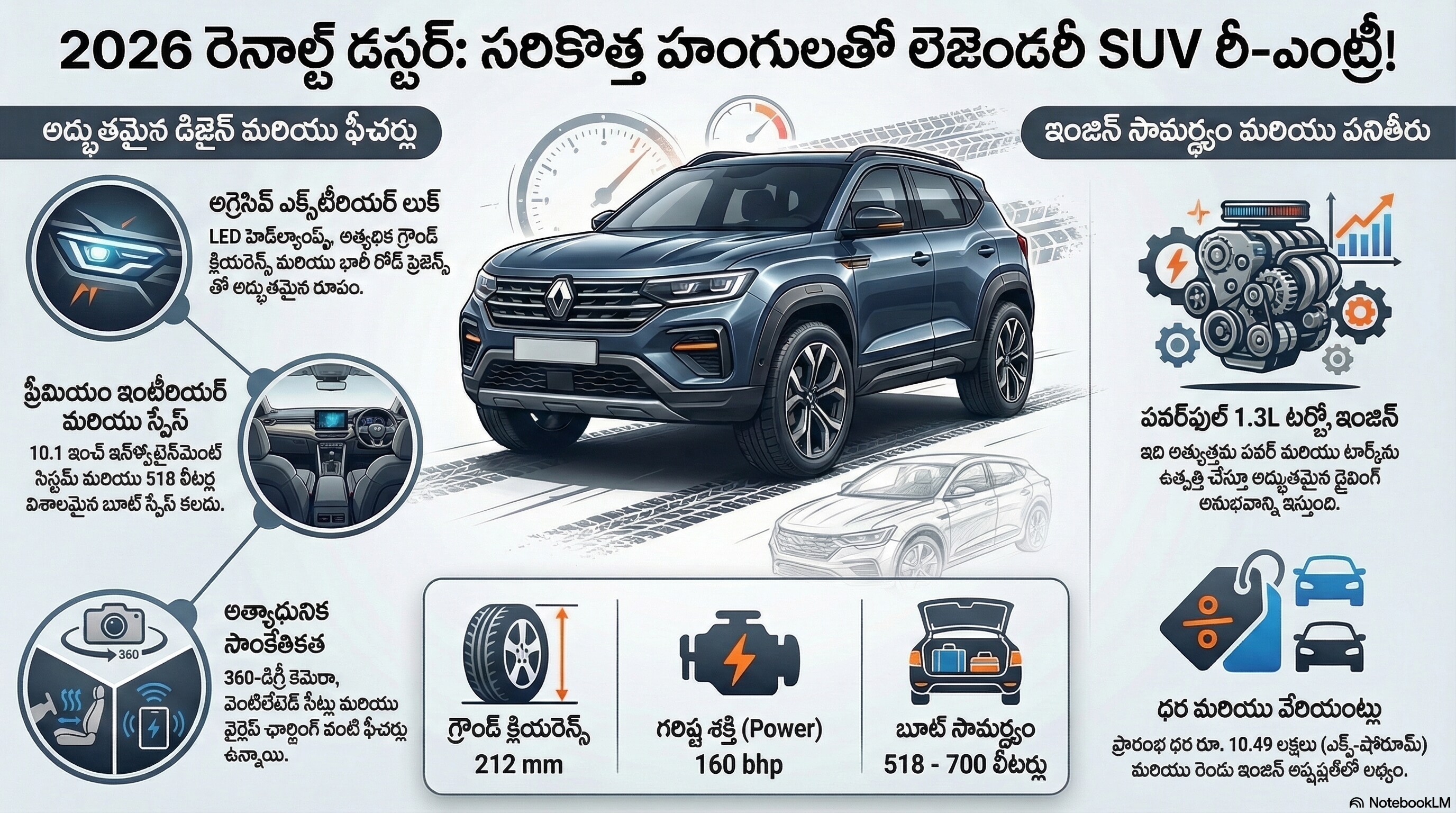 2026 రెనాల్ట్ డస్టర్.. 2026 రెనాల్ట్ డస్టర్..