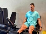 Cristiano Ronaldo shared photos of his recovery process.